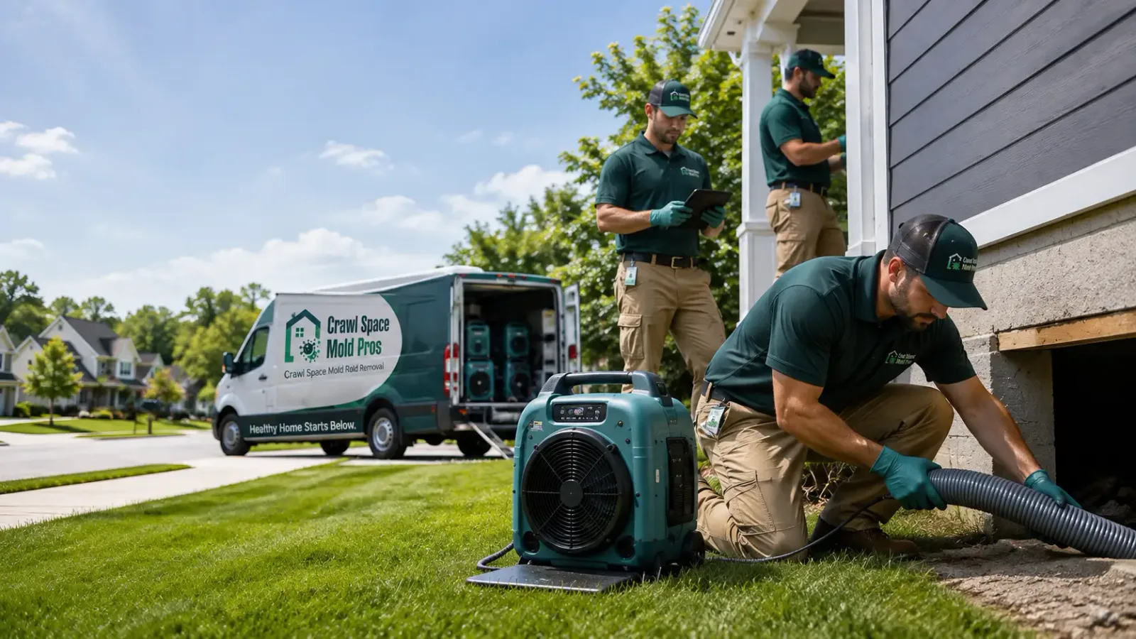 Crawl Space Mold Removal in Homewood, CA